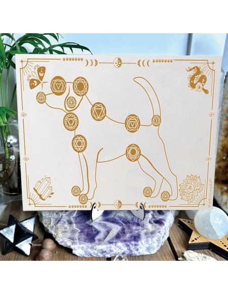 Tablero de Sanación de Chakras para Perros PapaLegba 20x30cm