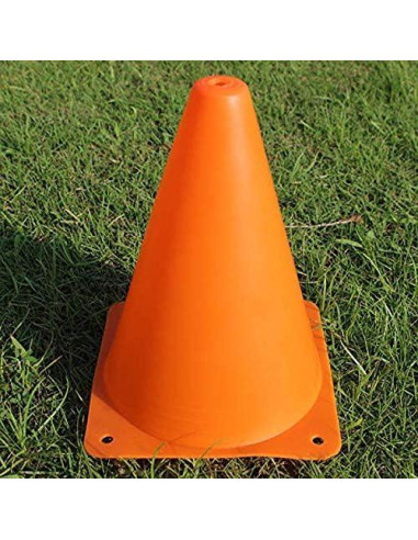 Paquete de 40 conos de tráfico Faswin 17.78 cm naranja