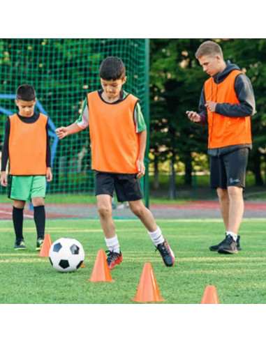 Paquete de 40 conos de tráfico Faswin 17.78 cm naranja