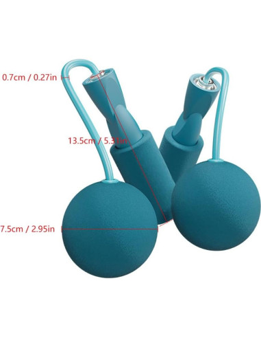 Cuerda de Salto Ajustable SCRAFTION con Rodamientos de Bolas