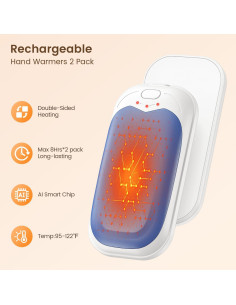 Calentadores de Manos Recargables infray MK368 USB 2 Piezas 2