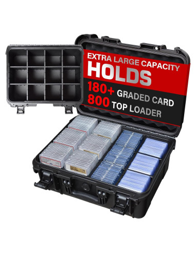 Caja de Almacenamiento Extra Grande Turokacase KP-808 para Cartas