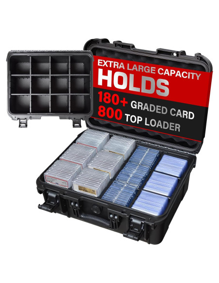 Caja de Almacenamiento Extra Grande Turokacase KP-808 para Cartas