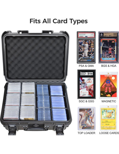 Caja de Almacenamiento Extra Grande Turokacase KP-808 para Cartas