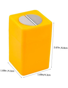 Contenedor de Desecho de Cuchillas de Afeitar PACKOVE 4 Piezas 2