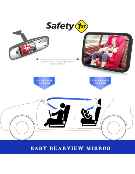Espejo de Reposacabezas para Bebé Safety 1st Convexo 360