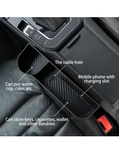 Organizador de Espacio entre Asientos de Coche Ouzorp 2 Pack 2