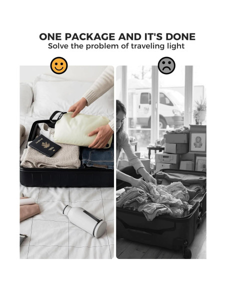 Bolsa de Lavandería al Vacío Scandihome Mediana Blanca