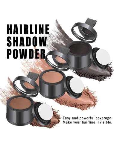 Kit de Polvo para Raíces PPPanYiDi - 3 Colores, Impermeable