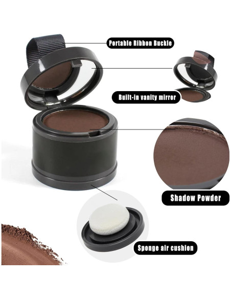 Kit de Polvo para Raíces PPPanYiDi - 3 Colores, Impermeable