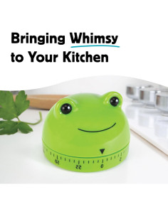 Temporizador de Cocina Kikkerland Rana 60 Minutos - Gadget Divertido 2