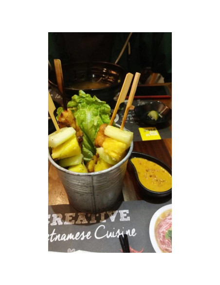 Pinchos de Bambú Ecológicos Gmark 30.48 cm 100 piezas BBQ