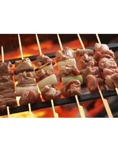 Pinchos de Bambú Ecológicos Gmark 30.48 cm 100 piezas BBQ