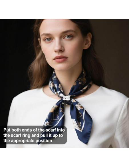 Anillo de Bufanda Plateado Mikovivi 2.5x1.4cm Accesorios Mujer