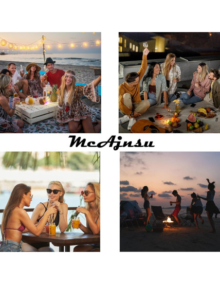 24 Encantos y Marcadores para Copas de Vino McAjnsu - Reutilizables