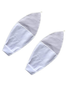 Ayuda para Poner Calcetines de Compresión 2 Pcs Nylon Blanco