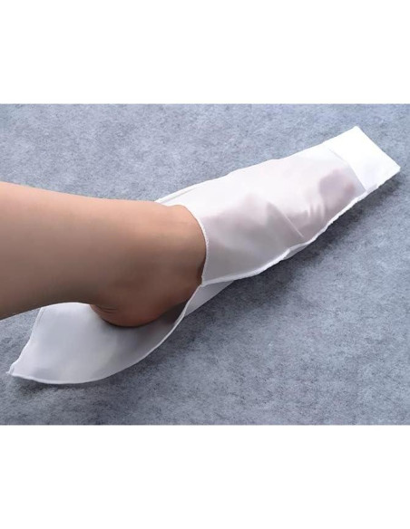 Ayuda para Poner Calcetines de Compresión 2 Pcs Nylon Blanco