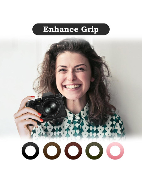 Funda Media de Cuero PU VOVMOEYA para Fujifilm X-S20 - Negro Funda Media de Cuero PU VOVMOEYA para Fujifilm X-S20 - Negro