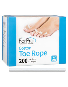 Separadores de Dedos de Algodón ForPro 15.24 cm - 200 Unidades