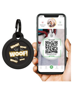 Etiqueta de Identificación para Perro NexaPaw QR Acero Inoxidable
