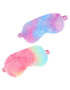 Máscaras de Ojos de Felpa YUXIANLB 2 Piezas Coloridas