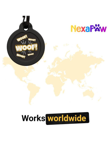 Etiqueta de Identificación para Perro NexaPaw QR Acero Inoxidable