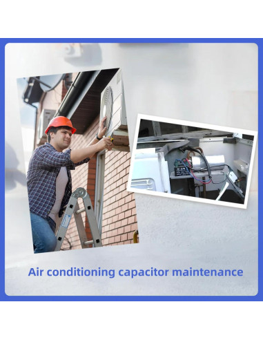 Capacitor CBB65 15uF +/-5% 450V para Aire Acondicionado