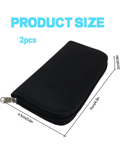 Funda para Tarjetas SD y Micro SD 22 Compartimentos - 2 Paquetes 2