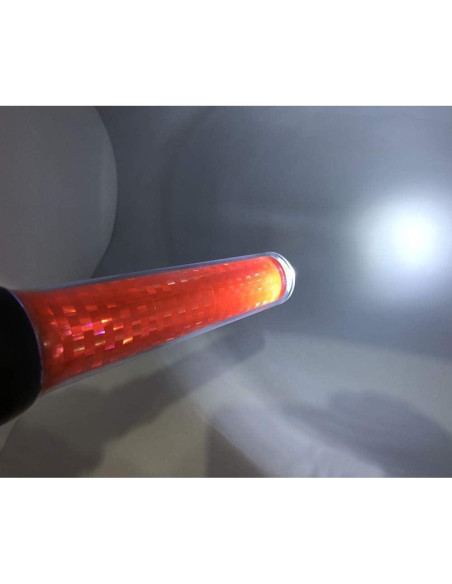 Luz de Tráfico LED 30 cm FISHNU con Silbato de Alarma