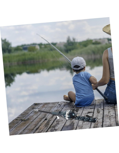Caña de Pesca Telescópica Portátil ccsxqy 1.31m Plegable