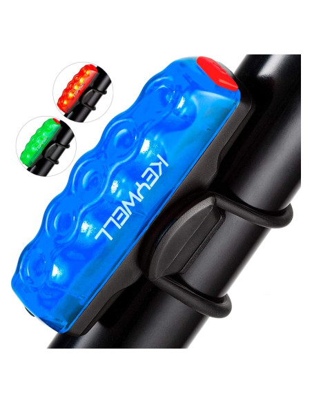 Luz Trasera LED Recargable KEYWELL 500 Lúmenes Impermeable