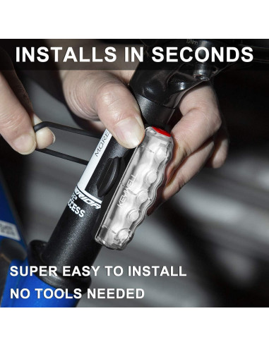 Luz Trasera LED Recargable KEYWELL 500 Lúmenes Impermeable