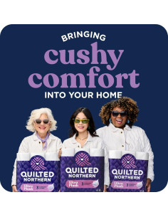 Papel Higiénico Quilted Northern Ultra Plush 24 Rollos Mega 3 Capas 2