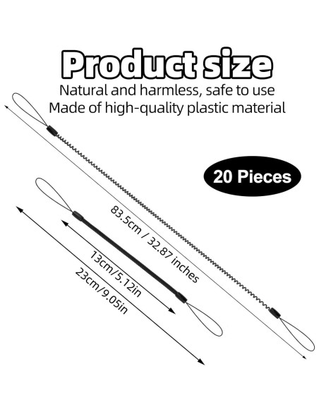 20 Cuerdas Elásticas Antipérdida para Lápiz Estilográfico BOXOB 20 Cuerdas Elásticas Antipérdida para Lápiz Estilográfico BOXOB