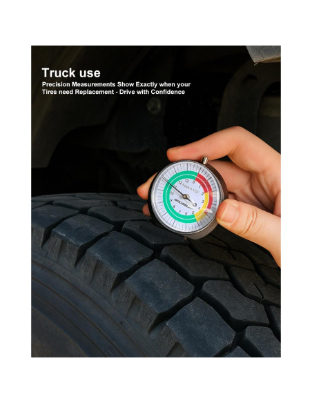 Medidor de Profundidad de Neumáticos GODESON 0.79 mm