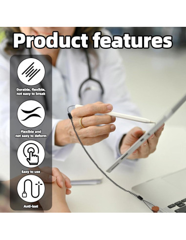 20 Cuerdas Elásticas Antipérdida para Lápiz Estilográfico BOXOB