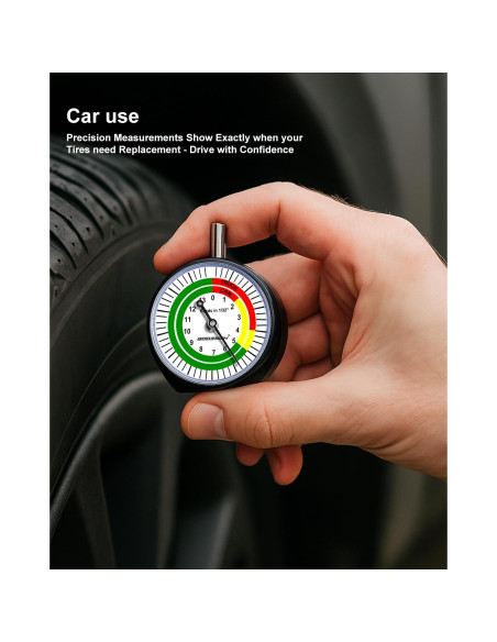 Medidor de Profundidad de Neumáticos GODESON 0.79 mm