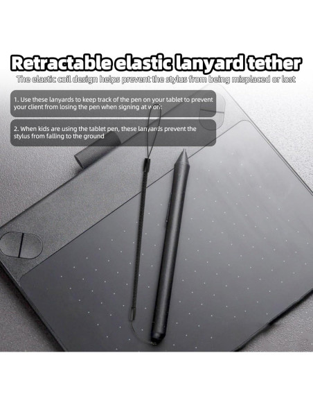 20 Cuerdas Elásticas Antipérdida para Lápiz Estilográfico BOXOB 20 Cuerdas Elásticas Antipérdida para Lápiz Estilográfico BOXOB