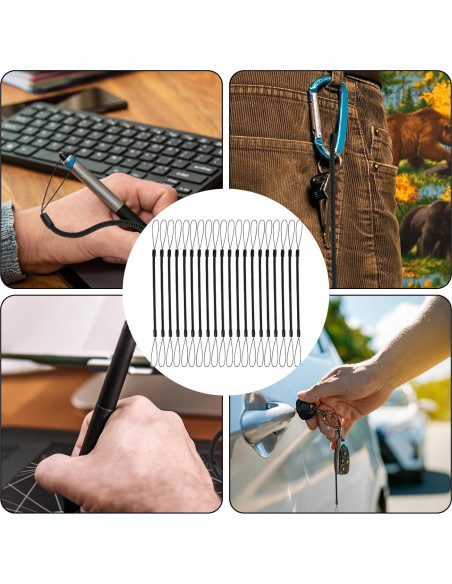 20 Cuerdas Elásticas Antipérdida para Lápiz Estilográfico BOXOB 20 Cuerdas Elásticas Antipérdida para Lápiz Estilográfico BOXOB