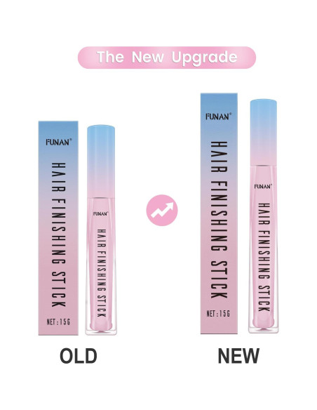 Stick para Terminar el Cabello FUNAN 2 Paquetes 14g Rosa