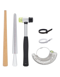 Kit de Herramientas de Medición de Tallas de Anillos BENECREAT