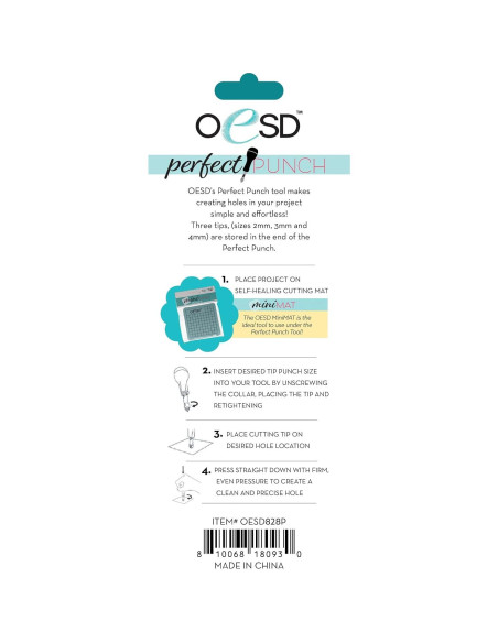 Herramienta de Perforación Perfecta OESD 3 Puntas 2-4mm