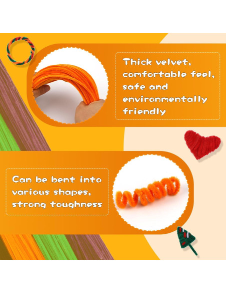 Juego de 240 Limpiapipas Chenille Yizzvb6851 4 Colores