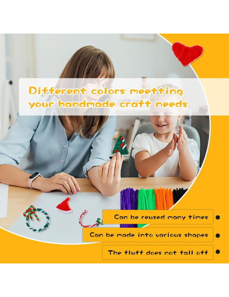 Juego de 240 Limpiapipas Chenille Yizzvb6851 4 Colores