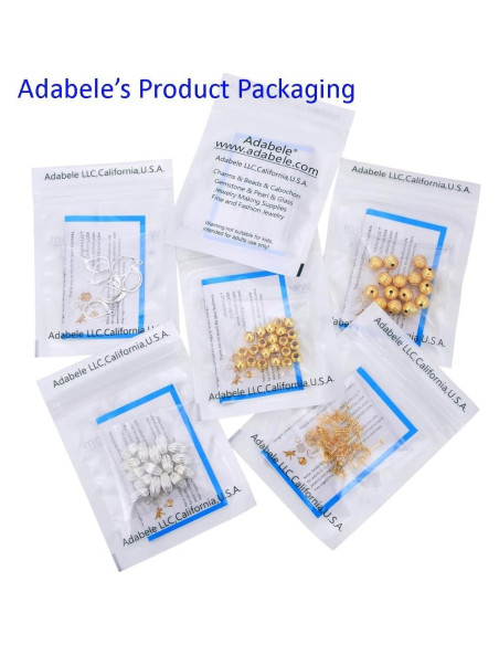 100 Anillos de Salto Abiertos Adabele 10mm Bronce Antiguo