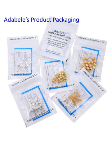 100 Anillos de Salto Abiertos Adabele 10mm Bronce Antiguo