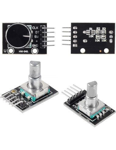 4 Piezas Módulo Codificador Rotativo KY-040 360 Grados 5V