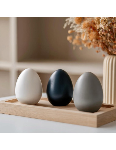 Huevos de Madera para Pintar Woodpeckers - 30 Unidades 5 cm