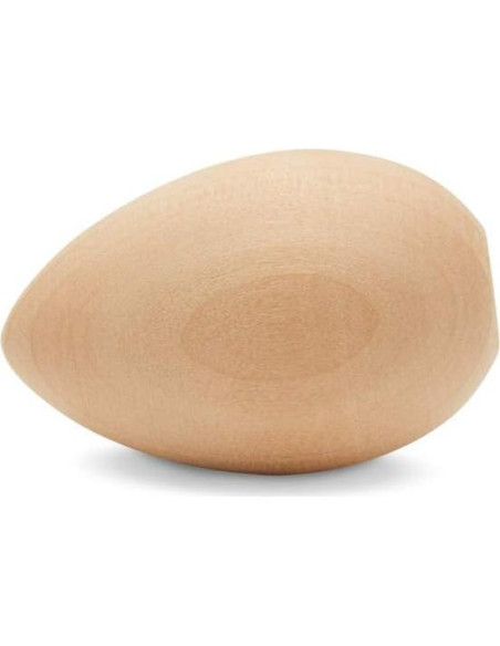 Huevos de Madera para Pintar Woodpeckers - 30 Unidades 5 cm