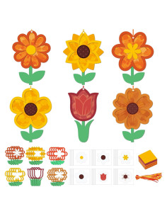 Kit de Manualidades de Flores Motipuns - 24 Piezas Otoño